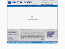 Tablet Screenshot of crystalscans.com